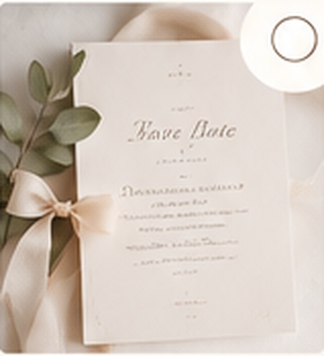 Exemplo fictício de Save the Date